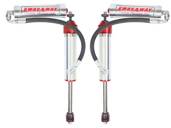 aFe - aFe 97-17 Nissan Patrol Sway-A-Way 2.5in Front Shock Kit w/ Remote Reservoir for OE Ride Height - 201-5600-05