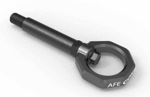 aFe - aFe Control Rear Tow Hook Grey BMW F-Chassis 2/3/4/M - 450-502002-G