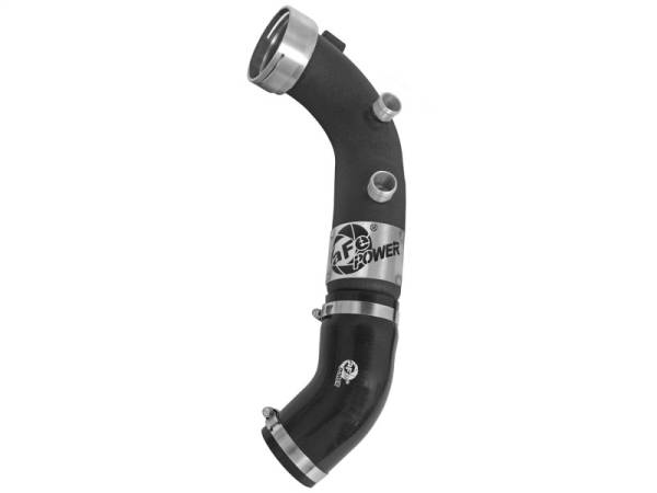 aFe - aFe BladeRunner 3in Black Intercooler Tube Cold Side w/ Couplings & Clamps 07-10 BMW 335i 3.0L (tt) - 46-20159-B