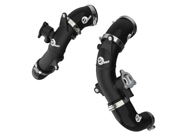 aFe - aFe 2022 Toyota Tundra V6-3.5L (tt) BladeRunner 2.5in Aluminum Hot Charge Pipe - Black - 46-20568-B