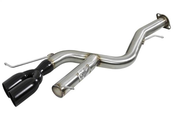 aFe - aFe MACHForce XP 08-13 BMW 135i L6-2.0L N54/N55 3in. 304 SS Axle-Back Exhaust w/Black Tips - 49-36302-B