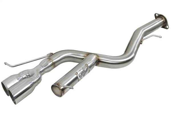aFe - aFe MACHForce XP 08-13 BMW 135i L6-2.0L N54/N55 3in. 304 SS Axle-Back Exhaust w/Polished Tips - 49-36302-P