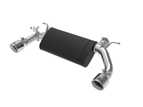 aFe - aFe MACHForce XP 3in to 2.5in 304 SS Axle-Back Exhaust w/ Polished Tips 14-16 BMW M235i - 49-36348-P
