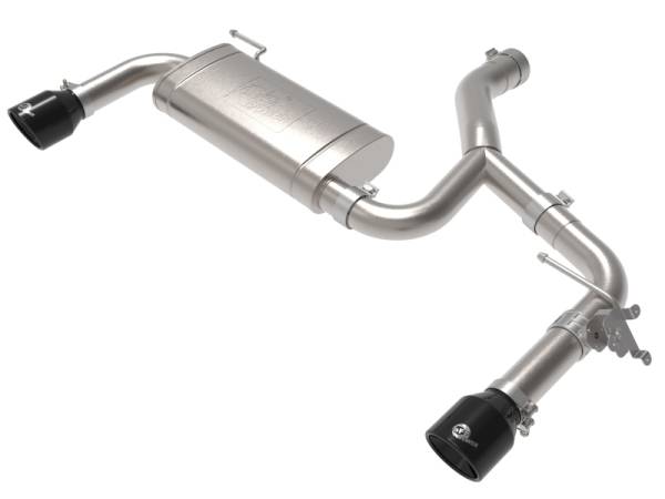 aFe - aFe MACHForce XP Exhausts Axle-Back 15-21 BMW X1 2.0L (t) (SS w/Black Tips) - 49-36349-B