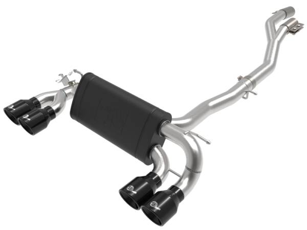 aFe - aFe MACHForce XP Exhausts Cat-Back SS 19-21 BMW M2 Competition L6-3.0L w/Black Tips - 49-36350-B