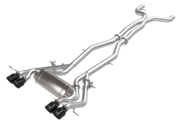 aFe - aFe MACHForce XP Exhausts Cat-Back SS 21 BMW M2 Competition L6-3.0L w/Black Tips - 49-36351-B