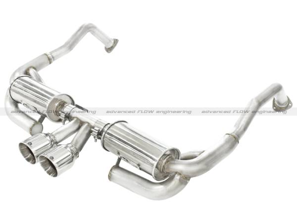 aFe - aFe ELITE 05-12 Porsche Boxster S (987.1-987.2) H6 3.4L 304SS Dual Cat-Back w/Dual Polished Tip Exht - 49-36409