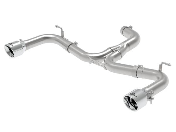aFe - aFe 18-20 VW GTI (MK7.5) 2.0L MACH Force-Xp 3in to 2.5in 304 SS Axle-Back Exhaust System- Pol. Tips - 49-36421-P