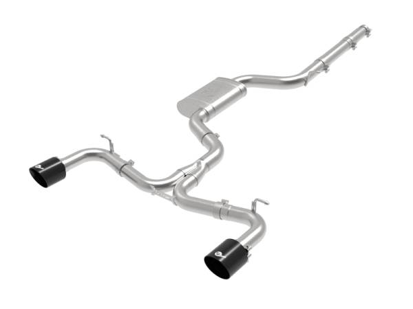 aFe - aFe MACHForce XP 3in-2.5in SS Exhaust Cat-Back 18-19 Volkswagen GTI (MK7.5) L4-2.0L (t) - Black - 49-36422-B