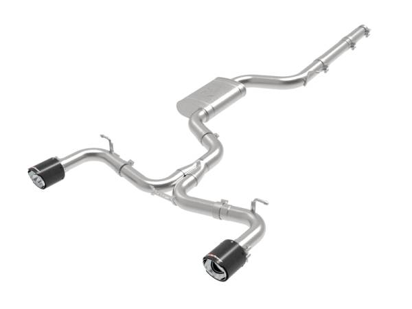 aFe - aFe MACHForce XP 3in-2.5in SS Exhaust Cat-Back 18-19 Volkswagen GTI (MK7.5) L4-2.0L (t) - Carbon - 49-36422-C