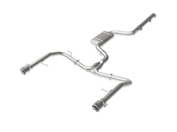 aFe - afe 19-21 VW Jetta GLI (MKVII) L4-2.0L (t) MACH Force-Xp 304 SS Cat-Back Exhaust System Polished Tip - 49-36432-P