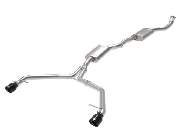 aFe - afe MACH Force-Xp 13-16 Audi Allroad L4 SS Cat-Back Exhaust w/Black Tips - 49-36438-B