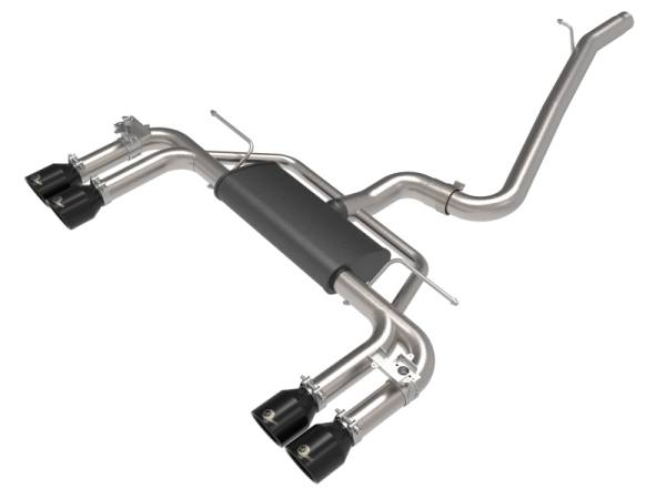 aFe - aFe MACHForce XP 3in-2.5in 304SS Exhaust Cat-Back 15-20 Audi S3 L4-2.0L (t) - Black Tips - 49-36442-B