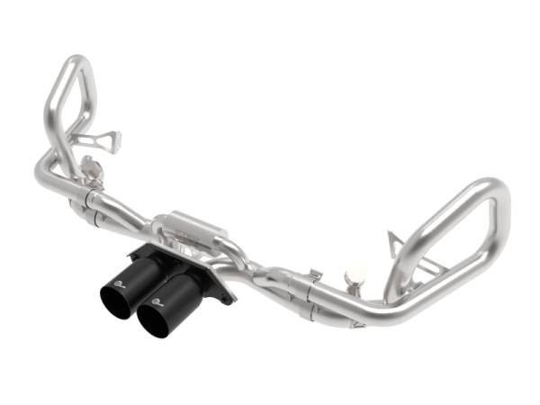aFe - afe 14-16 Porsche 911 GT3 991.1 H6 3.8L MACH Force-Xp 304 SS Cat-Back Exhaust System w/ Black Tips - 49-36450-B
