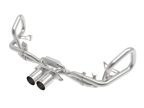 aFe - afe 14-16 Porsche 911 GT3 991.1 H6 3.8L MACH Force-Xp 304 SS Cat-Back Exhaust System w/ Brushed Tips - 49-36450-H