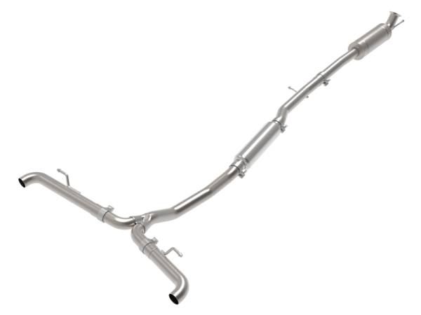 aFe - aFe Mercedes Benz GLA250 14-19 L4-2.0L (t) MACH Force-Xp 2-1/2in to 2-1/4in 304 SS Cat-Back Exhaust - 49-36503