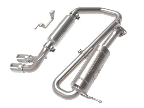 aFe - aFe 18-21 Suzuki Jimny Takeda 2-1/4in. 304 SS Cat-Back Exhaust w/ Polished Tip - 49-37020-P