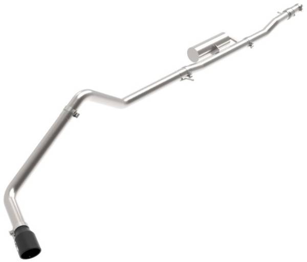 aFe - aFe POWER MACH Force-Xp 2.5in Axle-Back Exhaust System 16-20 Chevrolet Camaro SS V8 6.2L - Black - 49-44118-B