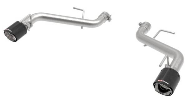 aFe - aFe POWER MACH Force-Xp 2.5in Axle-Back Exhaust System 16-20 Chevy Camaro SS V8 6.2L - Carbon Fiber - 49-44118-C