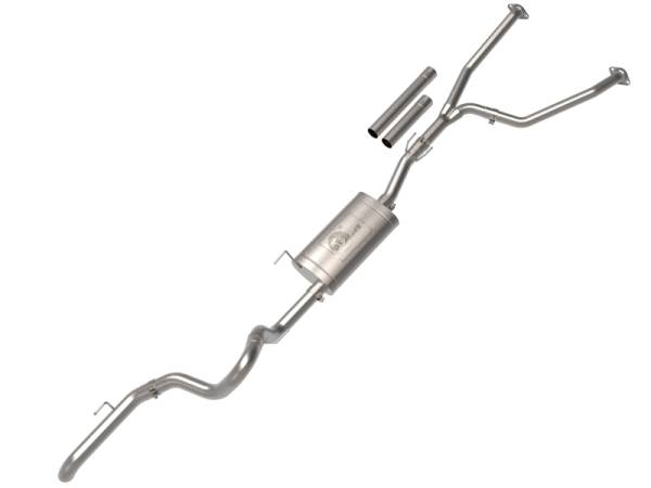 aFe - aFe 2022 Toyota Tundra V6-3.5L (tt) Apollo GT Series Hi-Tuck 2.5in to 3in 409 SS Cat-Back Exhaust - 49-46062