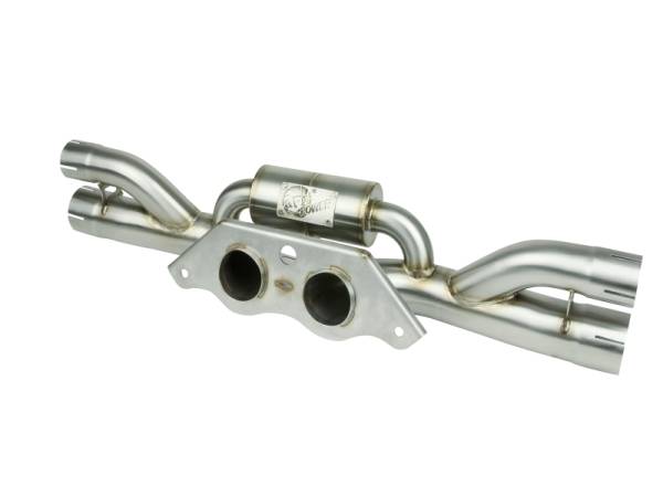 aFe - aFe Power MACHForce XP 304 Stainless Secondary Muffler Delete Pipe 14-19 Porsche 911 GT3 3.8L/4.0L - 49C36434