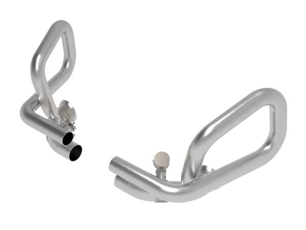 aFe - aFe 14-19 Porsche 911 H6-3.8/4.0L GT3 MACH Force-Xp 304 Stainless Steel Primary Muffler Delete Pipe - 49C36441