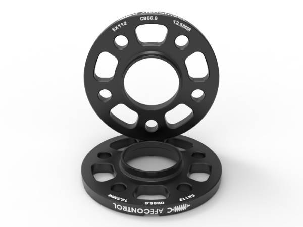 aFe - aFe CONTROL Billet Aluminum Wheel Spacers 5x112 CB66.6 12.5mm - Toyota GR Supra/BMW G-Series - 610-721001-B