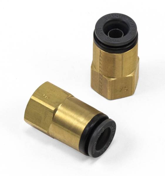 Air Lift - Air Lift Straight Female - 1/8in FNPT x 1/4in PTC For 1/8in MNPT Leader Lines SMC# KV2F11-34 - 21994