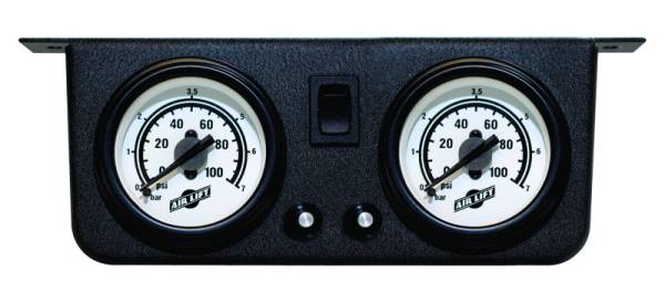 Air Lift - Air Lift Dual Gauge Panel Assembly for 25812 - 26159