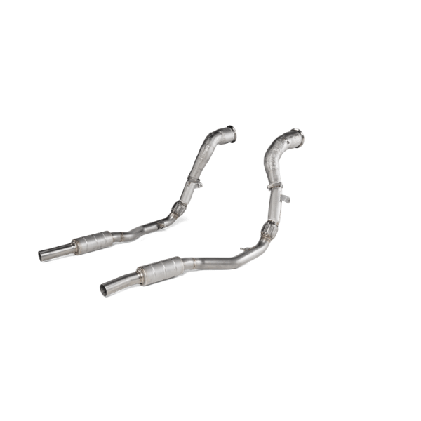 Akrapovic - Akrapovic 2020+ Audi RS Q8 (4M) Link Pipe Set (SS) Catted (Excl Models w/5C1 Option Code) - DP/L-AU/SS/2