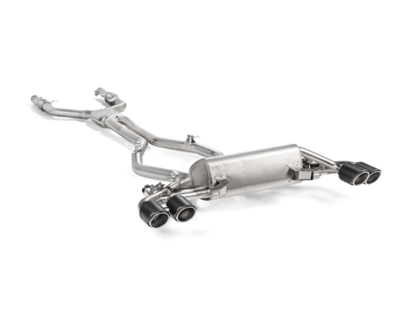 Akrapovic - Akrapovic 17-19 Alfa Romeo Giulia Quadrifoglio Evolution Link Pipe Set (Titanium) - E-AR/T/1