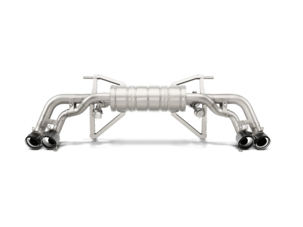 Akrapovic - Akrapovic 16-16 Lamborghini Huracan LP 580-2 Coupe/Spyder Slip-On Line (Titanium) w/ Carbon Tips - MTP-LA/TI/2