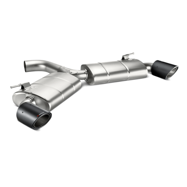 Akrapovic - Akrapovic 2017+ Volkswagen Golf GTI (MK7) Slip-On Line (Titanium) w/ Carbon Fiber Tips - MTP-VW/T/3H