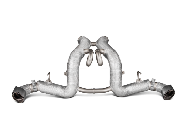 Akrapovic - Akrapovic 16-17 McLaren 540C 570S Slip-On Line (Titanium) w/ Carbon Tips - S-MC/TI/3