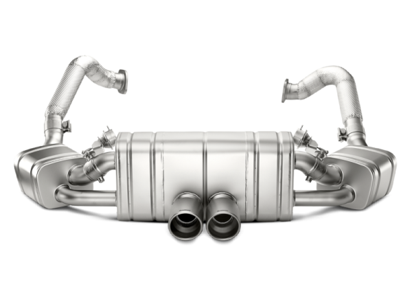 Akrapovic - Akrapovic 12-15 Porsche Boxster (981) Slip-On Line (Titanium) w/ Titanium Tips - S-PO981SO-HT/1
