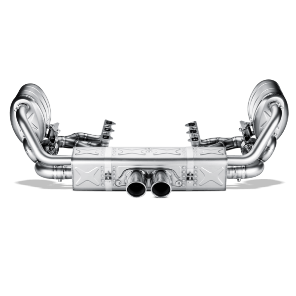 Akrapovic - Akrapovic 06-09 Porsche 911 GT3/RS 3.6 Evolution Line w/ Header (Titanium) w/ Titanium Tips - S-PO997GT3E