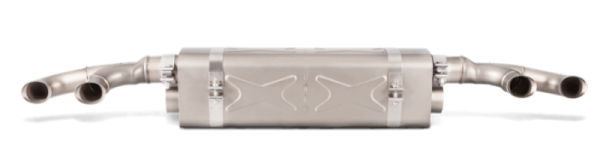 Akrapovic - Akrapovic 16-17 Porsche 911 Turbo/Turbo S (991.2) Slip-On Line (Titanium) (Req. Tips/Diffuser) - S-PO/TI/6H