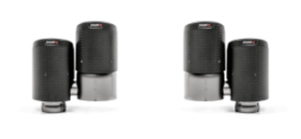 Akrapovic - Akrapovic 17-18 Porsche Panamera Turbo Tail Pipe Set (Carbon) - TP-CT/48
