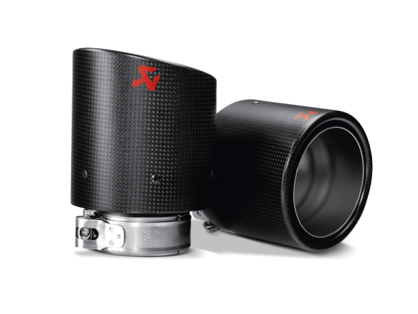 Akrapovic - Akrapovic 09-12 Volkswagen Golf GTD (VI) Tail Pipe Set (Carbon) - TP-VWGMK6-CA