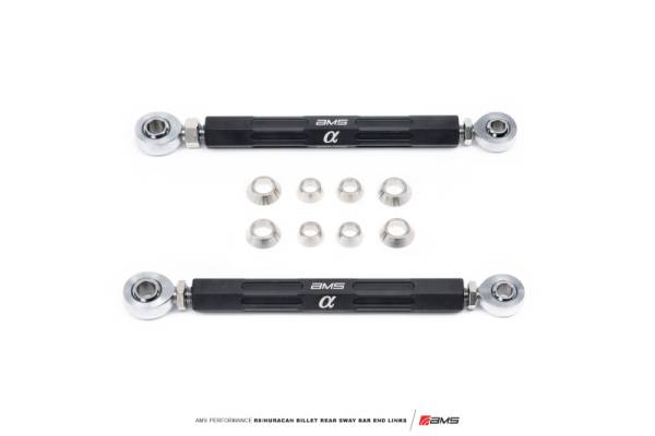 AMS - 2017+ Audi R8 / 2015+ Lamborghini Huracan Billet Rear Sway Bar End Links - ALP.37.11.0011-1