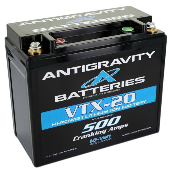 Antigravity Batteries - Antigravity Special Voltage YTX12 Case 16V Lithium Battery - Left Side Negative Terminal - AG-VTX-20-L