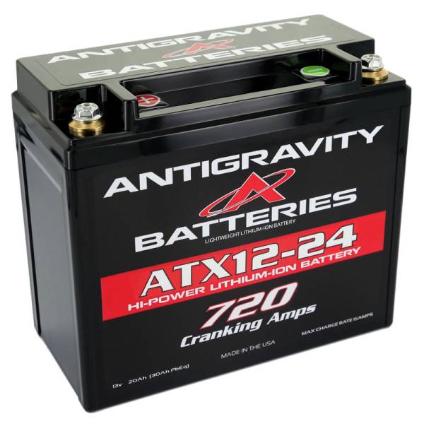 Antigravity Batteries - Antigravity XPS V-12 Lithium Battery - Left Side Negative Terminal - AG-YTX12-24-L