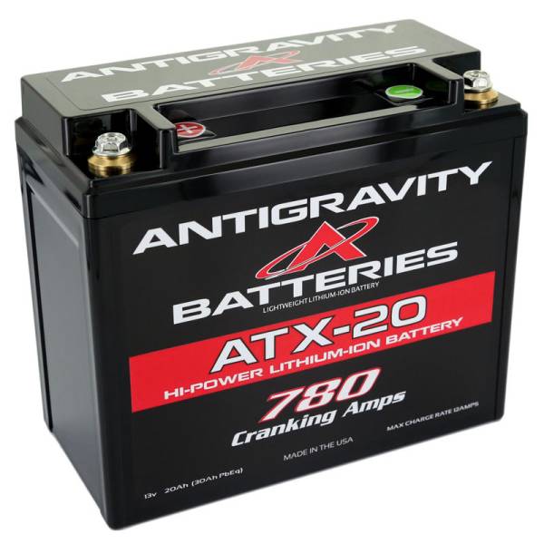 Antigravity Batteries - Antigravity XPS YTX20 Lithium Battery - Left Side Negative Terminal - AG-YTX20-L