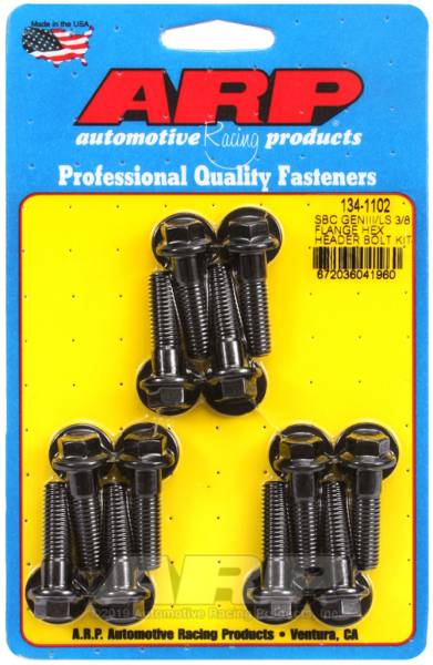 ARP - ARP Chevy LS 3/8in Flange Hex Header Bolt Kit - 134-1102