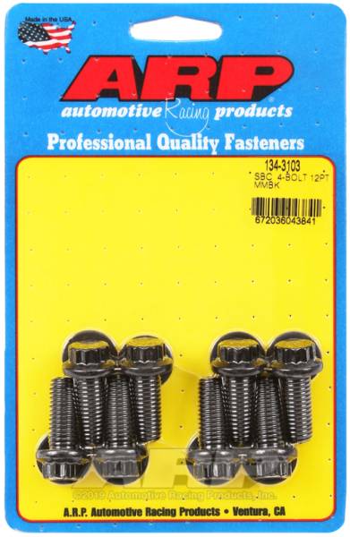 ARP - ARP SB Chevy 4 Bolt 12pt Motor Mount Bolt Kit - 134-3103