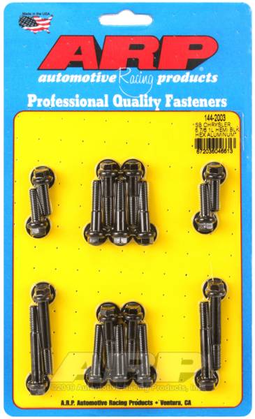 ARP - ARP Small Block Chrysler 5.7/6.1L Hemi Hex Aluminum Intake Manifold Bolt Kit - 144-2003