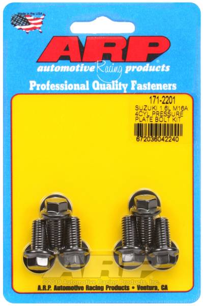 ARP - ARP Suzuki 1.6L M16A 4cyl Pressure Plate Bolt Kit - 171-2201