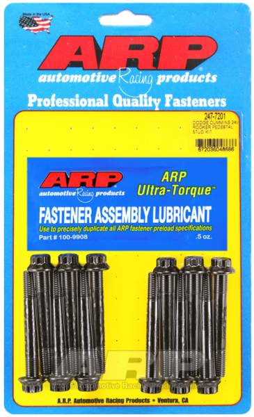 ARP - ARP Dodge Cummins 24V Rocker Pedestal Rocker Stud Kit - 247-7201