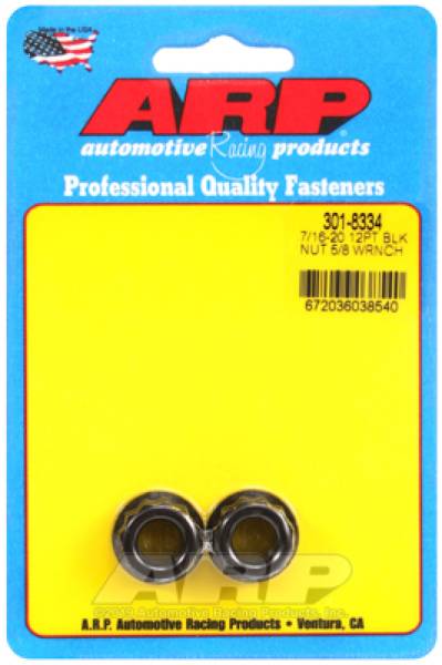 ARP - ARP 7/16in-20 5/8 Socket 12pt Nut Kit - 301-8334