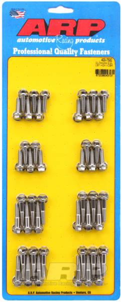 ARP - ARP Duramax 6.6L Lb7 Hex Valve Cover Bolt Kit - Polished Stainless Steel - 400-7532